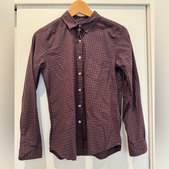 Steven Alan | Tops | Steven Alan Reverse Seam Shirt S | Poshmark